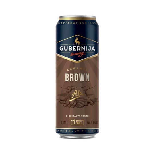 Пиво Gubernija Brown Ale 5,9% 0,568 л
