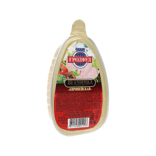 ВЕТЧИНКА ЕВРОПЕЙСКАЯ ФАРШЕВАЯ СТЕРИЛ 110Г ЛАМИСТЕР