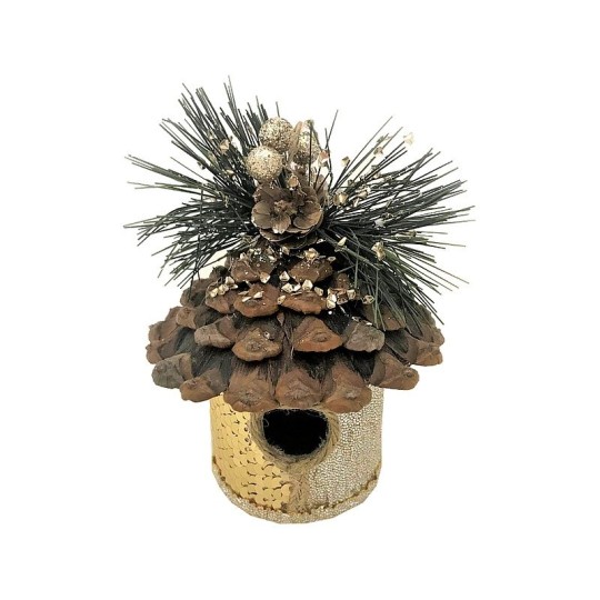  ЕЛОЧНОЕ УКРАШЕНИЕ СКВОРЕЧНИК ДЕВИЛОН  10 СМ