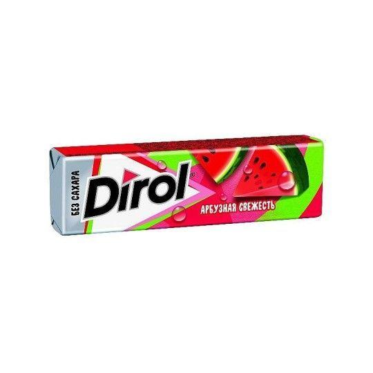 DIROL| жевательная резинка без сахара "АРБУЗНАЯ СВЕЖЕСТЬ"