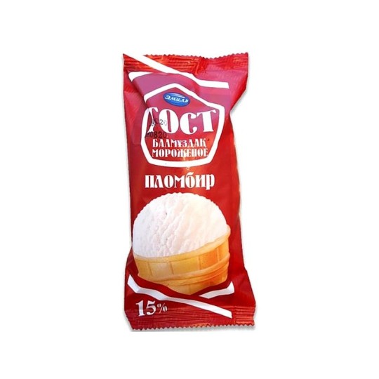 80Г МОРОЖЕНОЕ ПЛОМБИР ГОСТ 15%