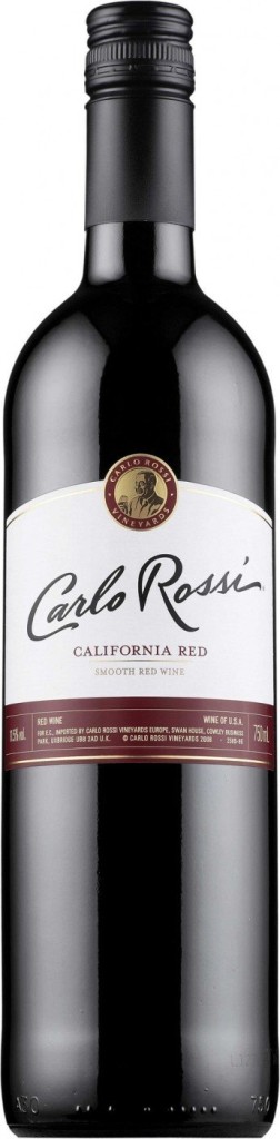 Вино Carlo Rossi California Red красное полусладкое 0,75 л. (США)
