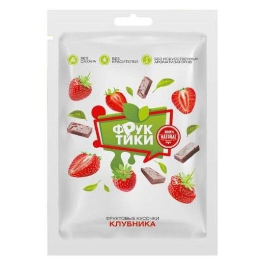 ПАСТИЛА ФРУКТИКИ ВКУС КЛУБНИКА 25ГР 