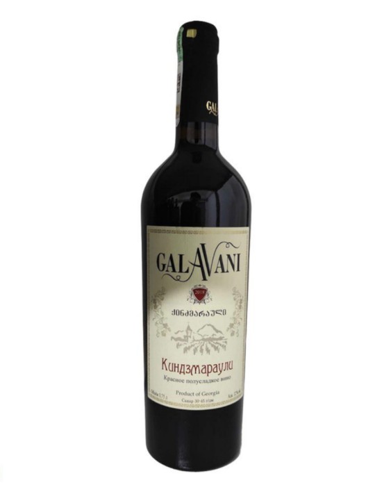 Galavani Киндзмараули красное полусладкое вино 0,75л (Грузия)