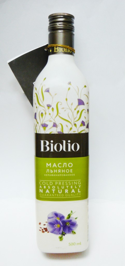 0,5Л МАСЛО ЛЬНЯНОЕ BIOLIO