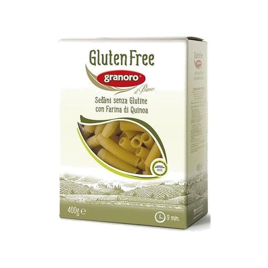 GRANORO Макароны без глютена SEDANI  GLUTEN FREE, 400 г.