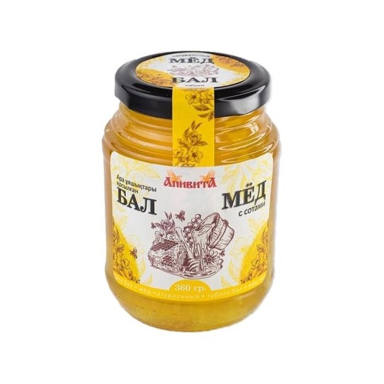 МЕД С СОТАМИ 360 ГР СТ/Б