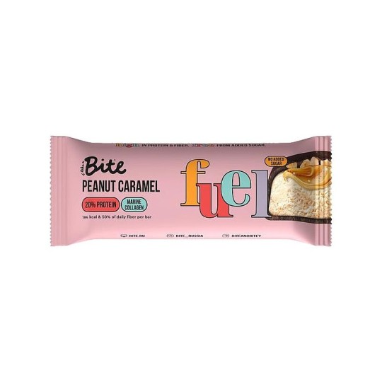БАТОНЧИК BITE ПРОТЕИНОВЫЙ АРАХИС-СОЛ.КАРАМЕЛЬ 50 Г ПАК