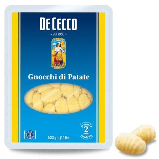  DE CECCO|Макароны картофельные клецки Ньокки, 500г (Gnocchi di Patate)