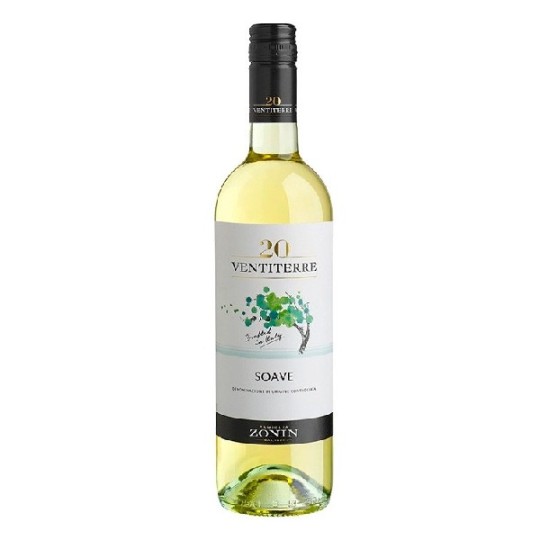 ВИНО ZONIN VENTITERRE SOAVE DOC БЕЛ/СУХ 12% 0,75Л