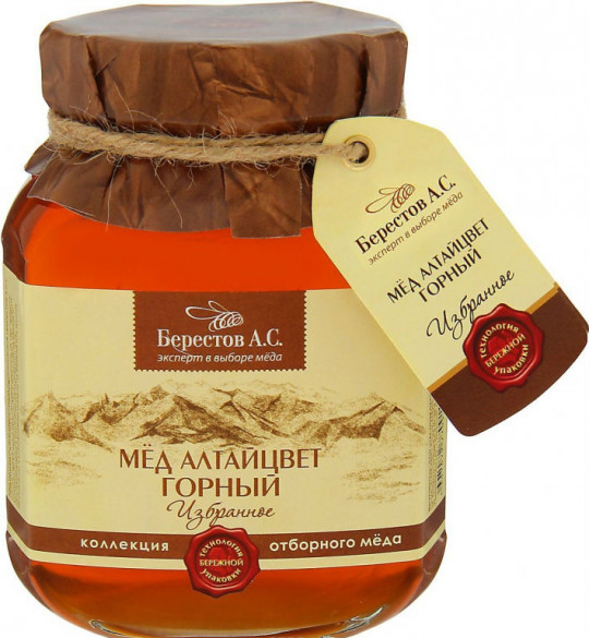 Мёд "Берестов А.С." Алтайцвет Горный 500 г