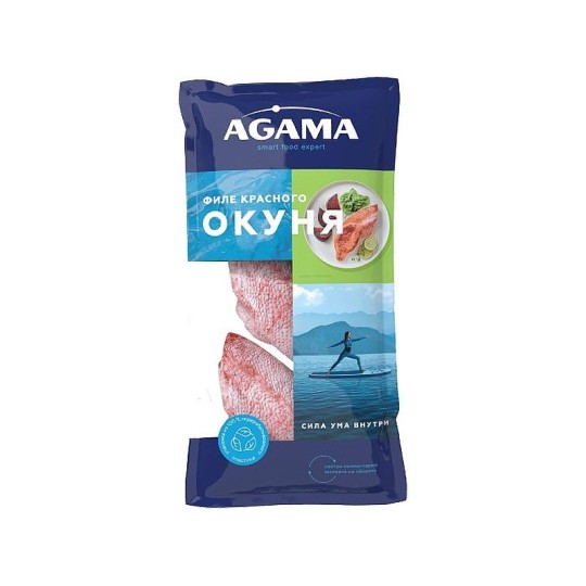Окунь красный "AGAMA" филе свежемороженое 400 г