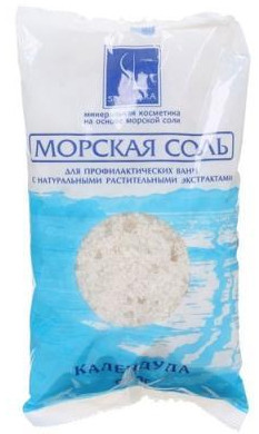 Соль для ванн SPA BY LARA морская с экстрактом календулы 900 г