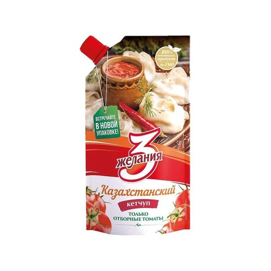 Кетчуп "Казахстанский" 3 желания, 450гр
