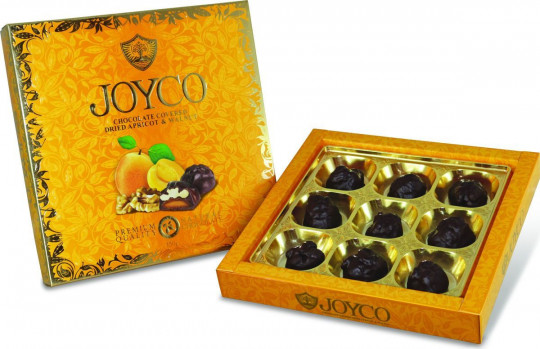JOYCO Набор шоколадных конфет "Курага в шоколаде", 150 г