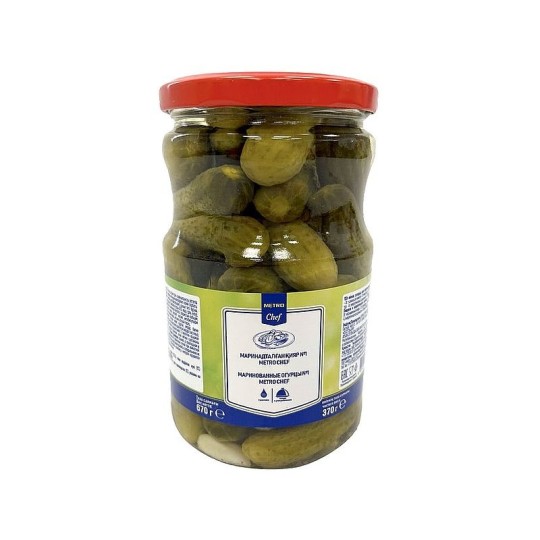 670Г МАРИНОВАННЫЕ ОГУРЦЫ №1 МС