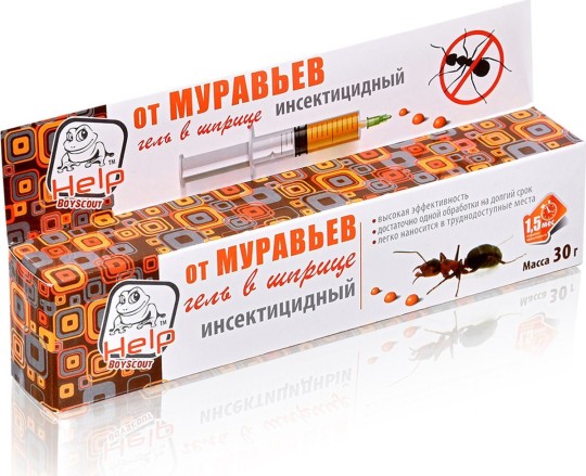 Гель от муравьев Help в шприце 30 г