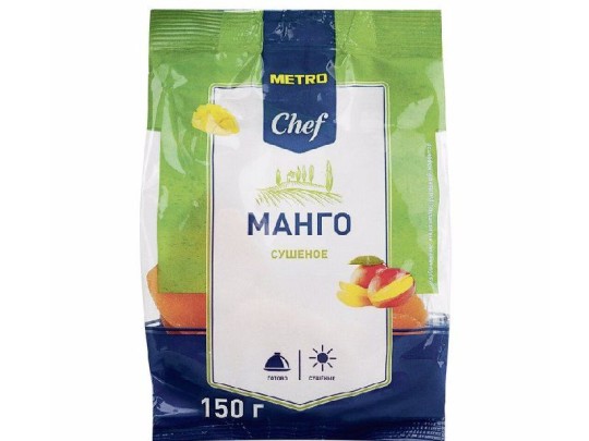 150Г МАНГО СУШЕНОЕ METRO CHEF