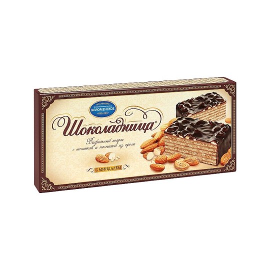 Торт вафельный Коломенское шоколадница миндаль 270 г