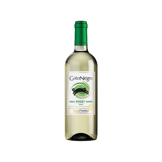 Вино Gato Negro Semi-Sweet White белое полусладкое 0.75 л.