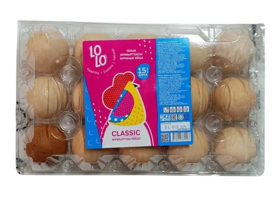 Яйцо классик LOLO 15 шт