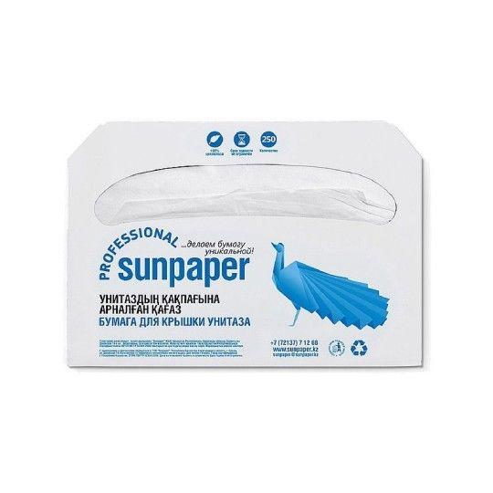 Бумага для крышки унитаза SUNPAPER 250 штук