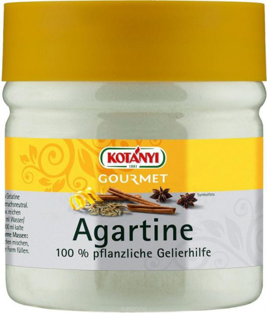 KOTANYI Агар-Агар. Растительный аналог желатина, п/банка, Новинка  225 г
