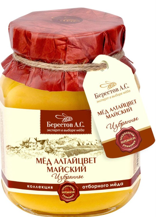 Мёд "Берестов А.С." Алтайцвет майский 500 г