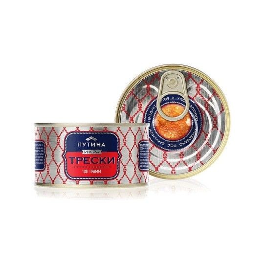 Икра трески Путинa 130 г.