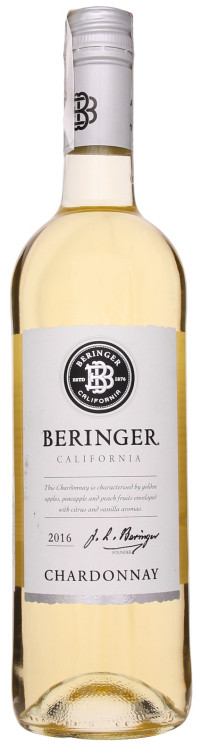 Вино белое Beringer Chardonnay сухое 0,75 л (США)