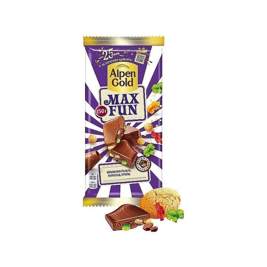 ALPEN GOLD МАКСФАН ШОК МОЛ МАРМ/ВИШН/ВЗР.КАР/РИС.Ш