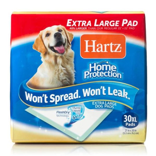 Гелевые пелёнки для собак Hartz  53,3*76,2 см 30 штук