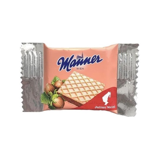 MANNER ВАФЛИ ЗЕЛЬНОЗЕРН. С ЛЕСНЫМ ОРЕХОМ 300ГР