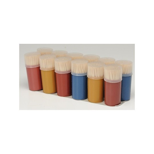 Зубочистки деревянные 150шт, 12 упаковок 