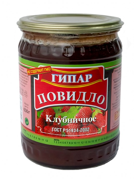630Г ПОВИДЛО КЛУБНИЧНОЕ ГИПАР