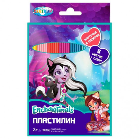 Пластилин CENTRUM Enchantimals 6 цветов