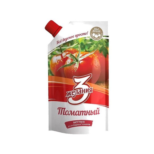 Кетчуп "3 желания" Томатный, 450 гр
