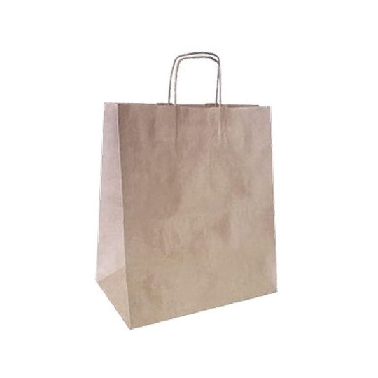 36*21,5*42 КРАФТ ПАКЕТ С РУЧКО