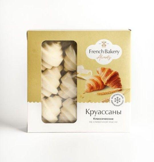 КРУАССАНЫ FRENCH BAKERY ALMATY КЛАССИЧ НА СЛИВ МАСЛЕ ЗАМ 540Г КОР