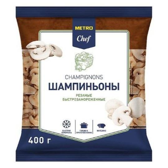 Шампиньоны резаные Metro Chef, 400 г
