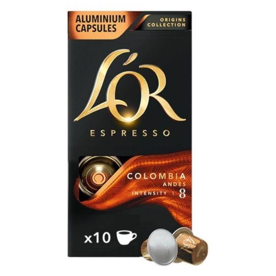КОФЕ КАПСУЛА L’OR ESPRESSO COLOMBIA 10ШТ КАРТ/УП