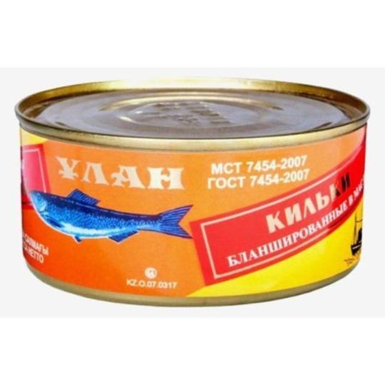 Килька "Улан", бланшированная в масле, 325 гр 