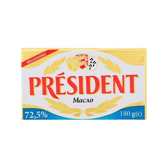 PRESIDENT МАСЛО КИСЛОСЛИВОЧНОЕ ВС 72,5% 180ГР