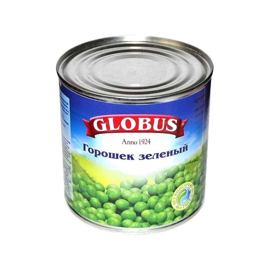 Зелёный горошек GLOBUS 400гр