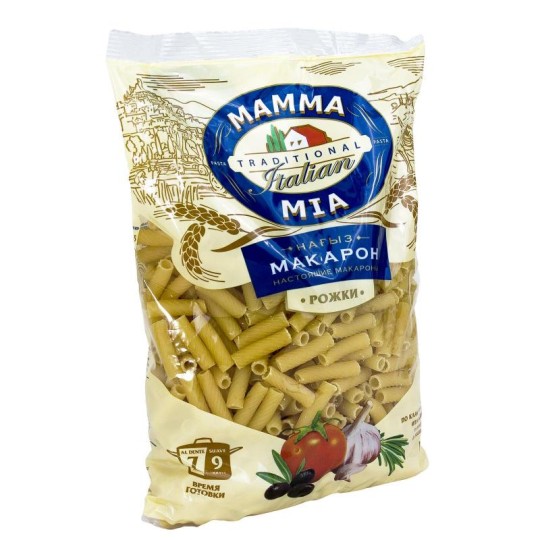 Mamma Mia Макароны Рожки 400 гр.