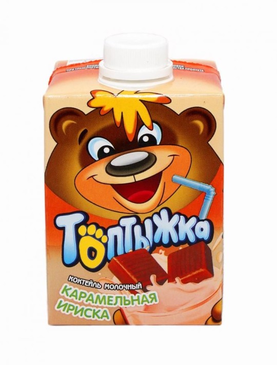 200Г Коктейль молочный Карамельная ириска 3,2% Топтыжка