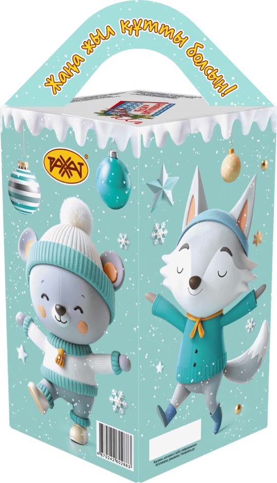 НОВГОДНИЙ ПОДАРОК РАХАТ ЗВЕРЯТА 600ГР