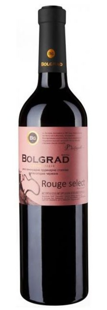 Вино Bolgrad полусладкое красное Rouge select 0,75 л. (Украина)