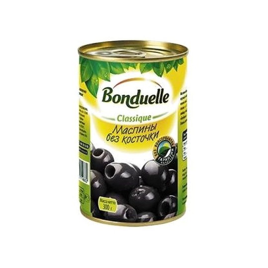 Маслины BONDUELLE без косточки, 300 г