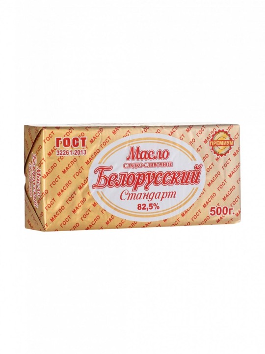 МАСЛО БЕЛОРУССКИЙ СТАНДАРТ 82,5% 500ГР КНВРТ
